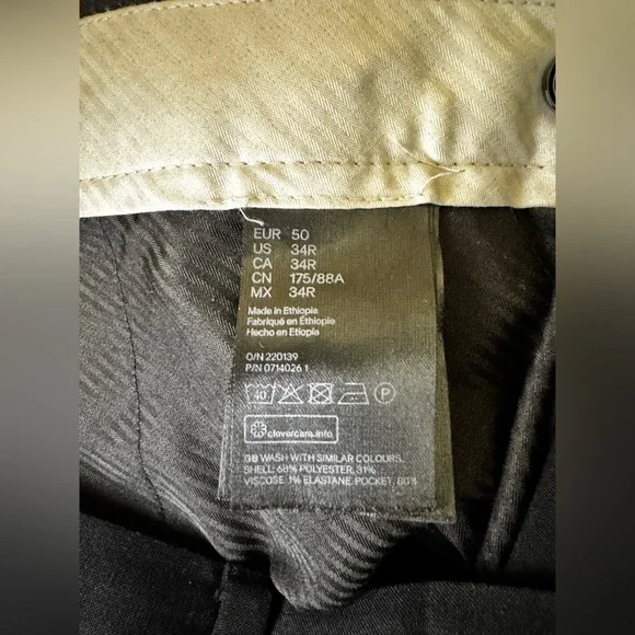 H&M Black Skinny Fit Suit - Picture 8 of 8